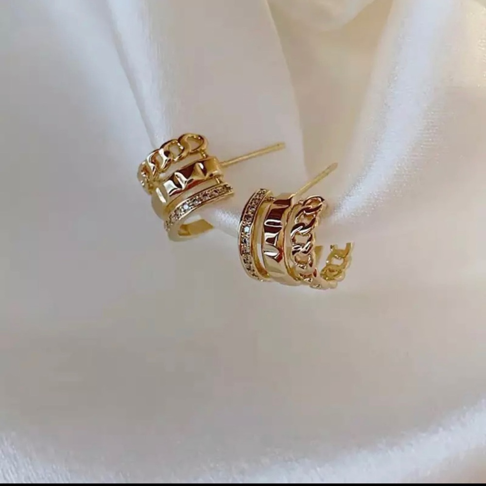French Style Hoop Earrings